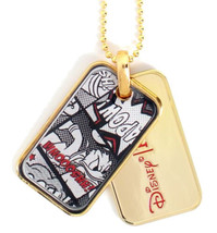 Officially Licensed Disney Flud Mickey Mouse Donald Duck Comic Gold Dog Tags NIB - £12.02 GBP