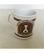  Vintage Natural history of the dog mug cup Carnegie musuem of natural h... - $19.75