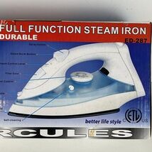 Hercules ED-287 Full Function Steam Iron in Box - $17.09