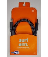 Surf Onn USB Printer Cable 6ft - Fast, Reliable Connection - - $36.02