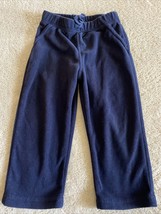 Koala Kids Boys Navy Blue Fleece Elastic Waist Pants 18-24 Months - £2.75 GBP
