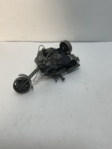 Hand Made Motorcycle Chopper with Side Car Made from Scrap Bolts - $24.95