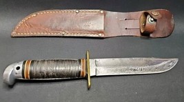 Vintage Western Boulder Co. USA Pat No 1967479 Survival Knife &amp; Sheath 1... - $193.95