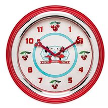 Disney Parks Minnie and Mickey Keen and Cute Retro Wall Clock - £55.22 GBP