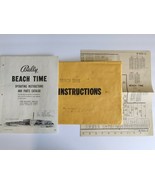 Beach Time Pinball MANUAL + Schematic 1958 Original Bingo Game Machine B... - £46.42 GBP