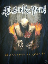 RISING PAIN EXISTENCE IS FUTILE 2007 SMALL SHIRT 100% COTTON DEATH THRAS... - $9.89