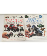 DK the ultimate sticker book tractor sticker book digger dumpster sticke... - $27.70 CAD