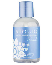 Sliquid Water Based Naturals Swirl Lubricant Blue Raspberry 4.2 Oz - £10.52 GBP
