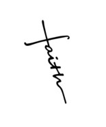 Faith Cross Christian God Jesus Vinyl Car Truck Vinyl Decal Window Stick... - $9.42 CAD+