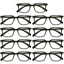 9Pack Mens Womens Unisex Oval Frame Reading Glasses Blue Light Blocking ... - £17.32 GBP