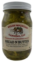 BREAD &amp; BUTTER PICKLES Sweet Thin Slice Pickles 1-12 Pint Jar Amish Home... - $7.79+