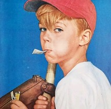 1958 GM Acceptance Co Baseball Kid Chewing Gum Advertisement Automobilia... - $29.99