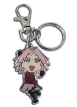 Naruto Shippuden Sakura Metal Keychain Anime Licensed NEW - $9.46