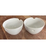 Set of 2 Better Homes and Gardens Modern Style Heavy Noodle Bowls 5” Tal... - $14.00