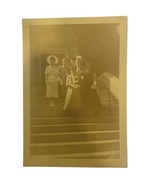 1950 Six Ladies on Church Steps Kodak Kodacolor Print Photograph Photo V... - $5.35 CAD