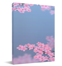 NEW! Ready To Hang Wall Art Cherry Blossoms Multiple Sizes Available!  - £17.63 GBP+
