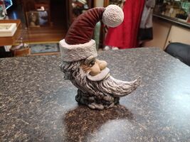 Vintage 1994 Nowells Inc. Ceramic Painted Santa Moon Man Christmas 6.5" ... - $24.74