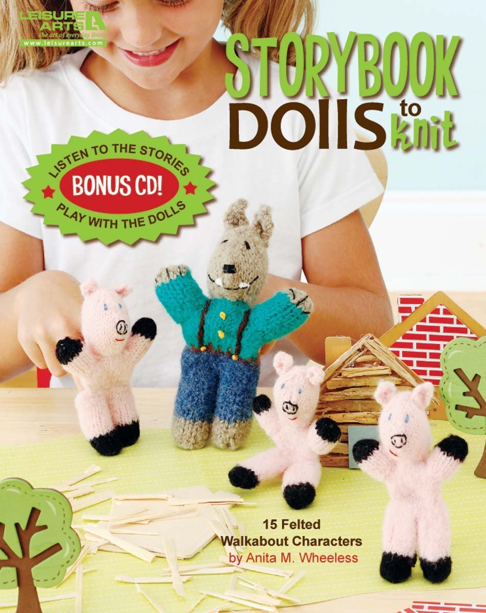 Leisure Arts Storybook Dolls To Knit - $14.99