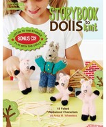 Leisure Arts Storybook Dolls To Knit - £11.91 GBP