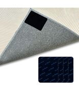 Rug Pad Grippers Double Sided Washable Rug Tape Adhesive Corners Black 4pc - €6,08 EUR