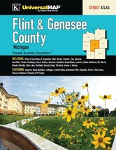 Flint &amp; Genesee County MI Universal Street Atlas (Final Edition) - £38.15 GBP
