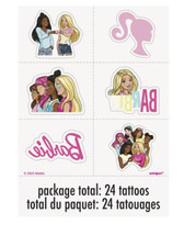 Barbie Party Favor Tattoo 24 Tattoos 4 Sheets - £2.82 GBP
