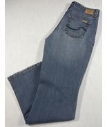 Levi&#39;s Signature Jeans Women&#39;s Size 8 Misses Short Mid Rise Boot Cut Blu... - £10.18 GBP