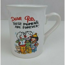 Dear God, These Moments Are Forever! Kids Christmas Caroling Coffee Cup Mug - £7.74 GBP