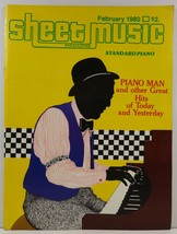 Sheet Music Magazine February 1980 Standard Piano - £3.39 GBP
