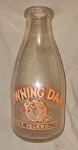 Downing Dairy milk bottle Rock Island Ill. - $46.74