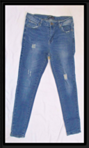 Lifo Ladies Fashion Jeans Distressed Size 7 29&quot; Waist x 26&quot; Inseam - $7.91