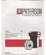 Patterson Darkroom Necessities Catalog with Description 1995 - £3.14 GBP