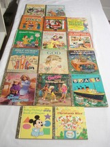 16 Vintage Little Golden Books Disney, Barbie, Bible, Christmas, Boats, Jokes - £15.61 GBP