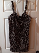 Wild Fable Women  Leopard Animal Print Cordoroy Dress Size 2XL - £11.76 GBP