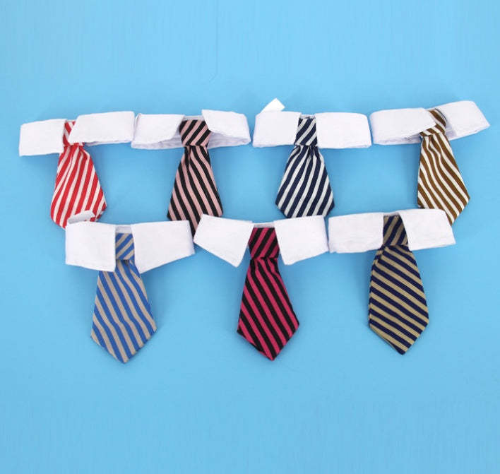 Pet bow tie tie child baby tie cartoon print small tie spot wholesale do... - $11.80+