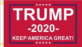 TRUMP 2020 HUGE FLAG 4x6 ft 100% KEEP AMERICA GREAT KAG ROUGH TEX 150D N... - £28.68 GBP