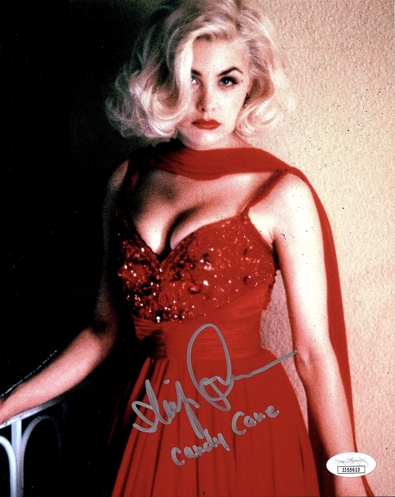 SHERILYN FENN Autographed Hand Signed 8x10 RUBY PHOTO CANDY CANE JSA CER... - $39.99