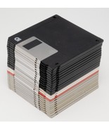 LOT OF 24 VINTAGE 90S FLOPPY DISCS 3.5&quot; DISKETTES RANDOM SELECTION - $16.80 CAD