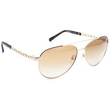 Michael Kors Sunglasses MK 1047 (San Juan) 10146E 2N Gold&amp;Brown Aviator 59 mm - £71.16 GBP