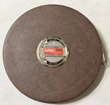 Vintage Lufkin HD406D 5/8" x 100ft Engineer's Survey Tape Measure Non-Me... - $35.55