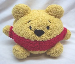 Walt Disney Parks Cute &amp; Soft Round Winnie The Pooh Bear 7&quot; Stuffed Animal Toy - £14.71 GBP