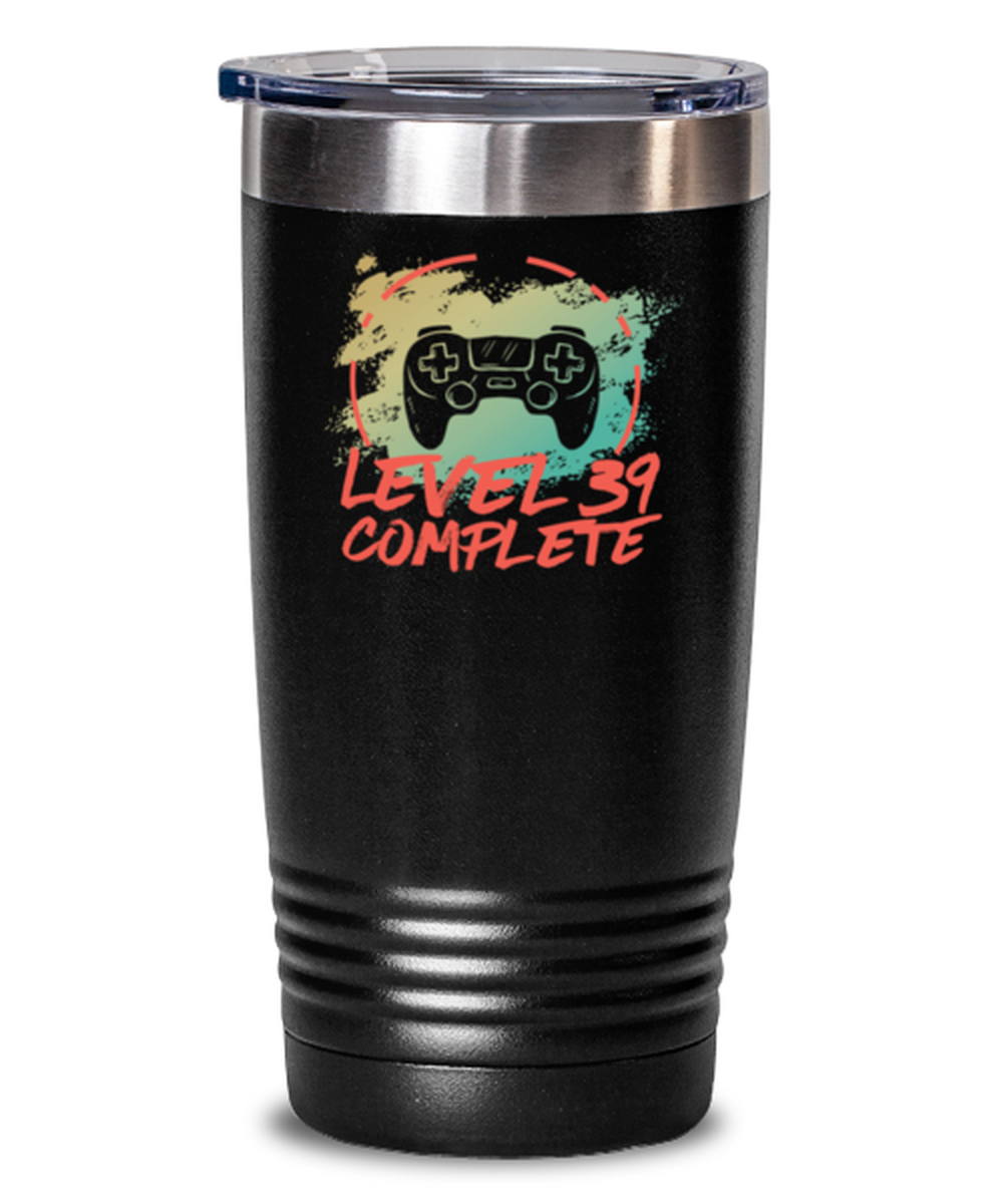 Level 39 Complete Gamer Tumbler 39th Wedding Anniversary Tumbler