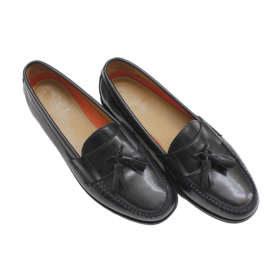Cole Haan Grand Pinch Tassel Loafers Mens Size 9.5M C12772 Black Leather Pre-Own - $34.65