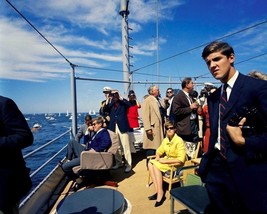 President John F. Kennedy watches First America&#39;s Cup Race New 8x10 Photo - £7.03 GBP
