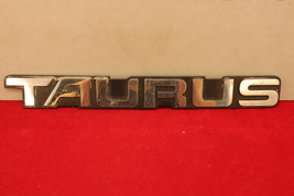 1989-1995 Ford ‘Taurus’ Trunk Lift Gate Chrome Plastic Script Emblem OEM - $6.84