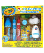 Crayola Tub Doodles Jumbo Bath Play Set for Kids Bathtime 47 Pieces - £14.90 GBP