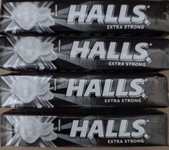 5X HALLS INTENSE COOL COUGH DROPS - 5 ROLLS - FREE SHIPPING  - £8.44 GBP