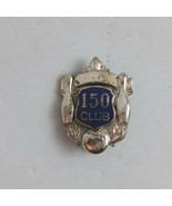 Vintage 150 Club Blue &amp; Silver Bowling Head Lapel Hat Pin - €4,77 EUR