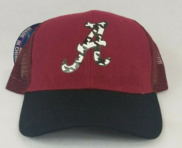University of Alabama Crimson Tide Logo Trucker Snap-back Trucker Cap Hat - £16.02 GBP
