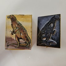 Vintage Prehistoric Dinosaur Stamp with Original Box  - £7.93 GBP